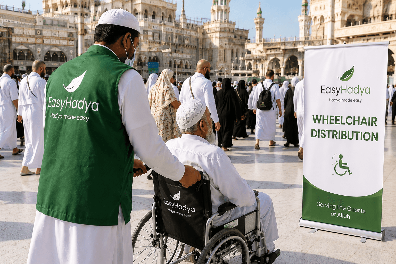 How to Hadya a Wheelchair in Makkah Online | Wheelchair Hadya