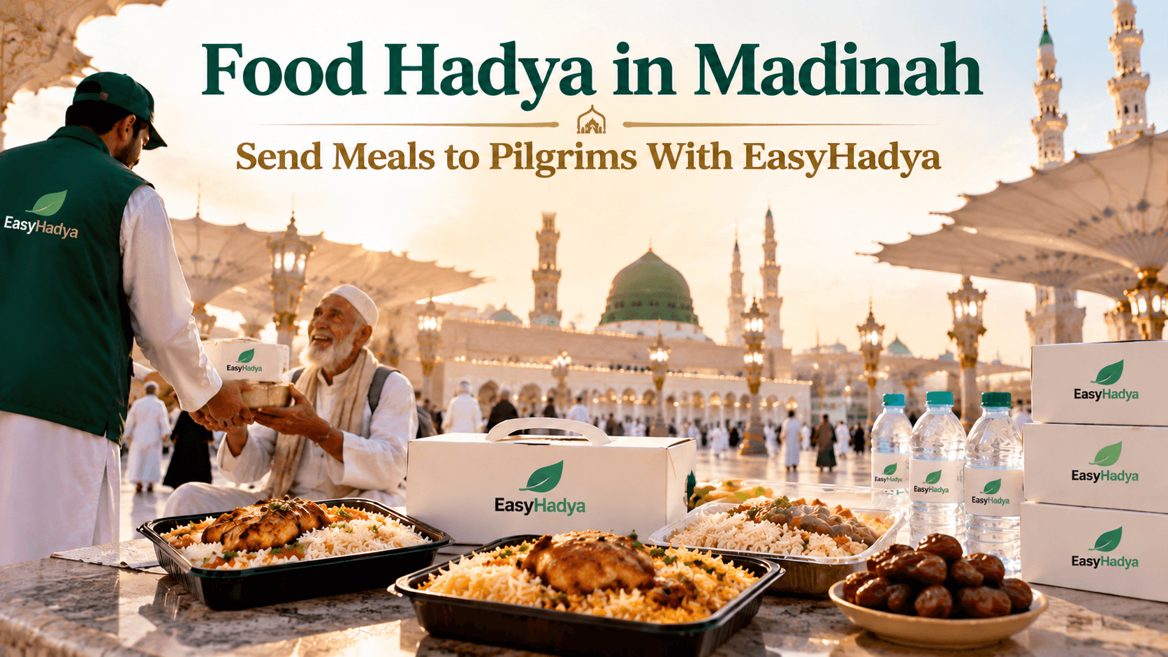 Food Hadya in Madinah | Send Meals to Pilgrims Online With EasyHadya